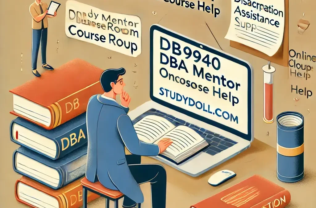 Get Expert Online Course Help for DB9940 DBA Mentor Courseroom – StudyDoll.com