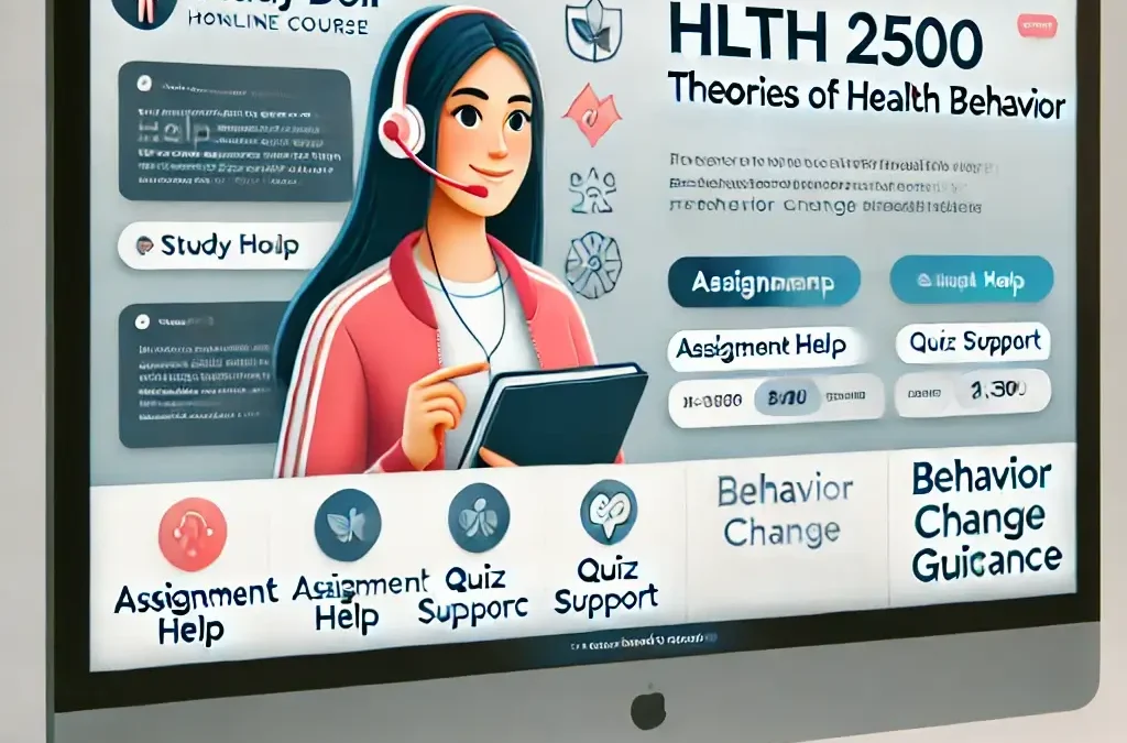 HLTH 2500 - Theories of Health Behavior