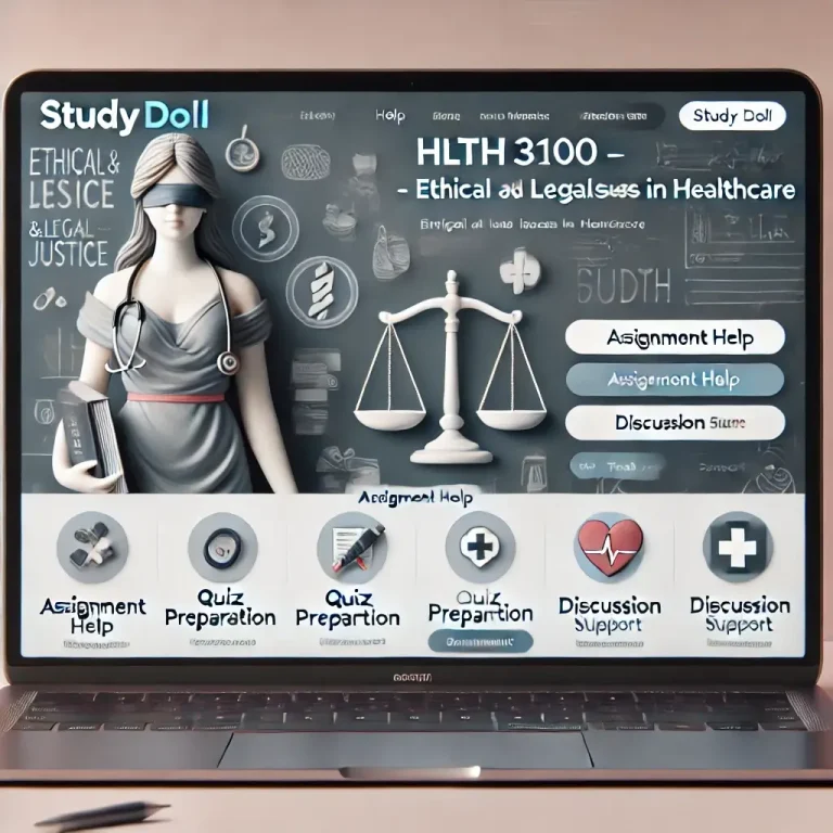 HLTH 3100 – Ethical and Legal Issues in Healthcare