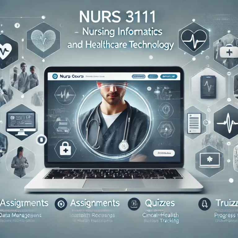 NURS 3111 Nursing Informatics and Healthcare Technology