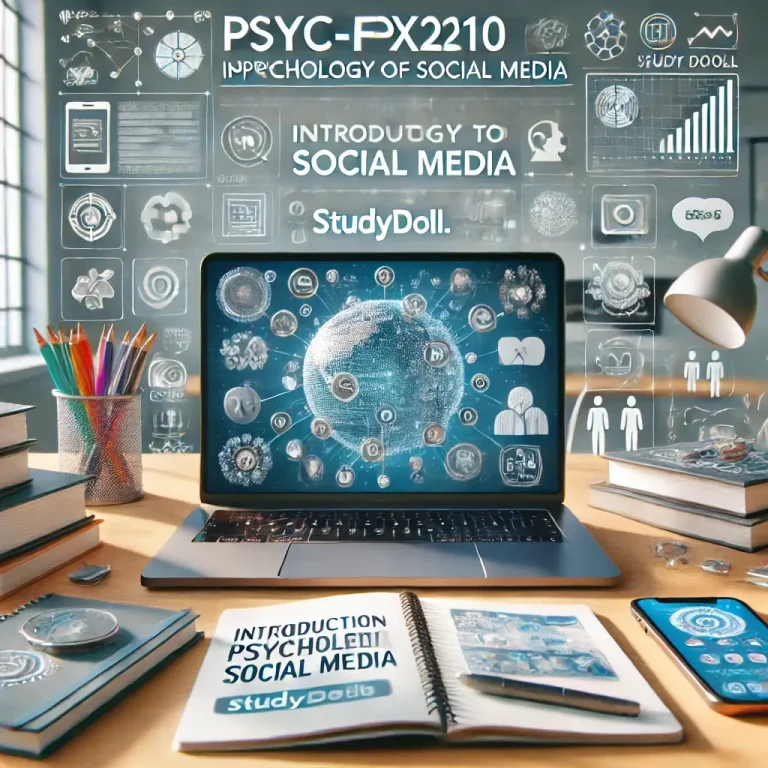 PSYC-FPX2210: Introduction to Psychology of Social Media