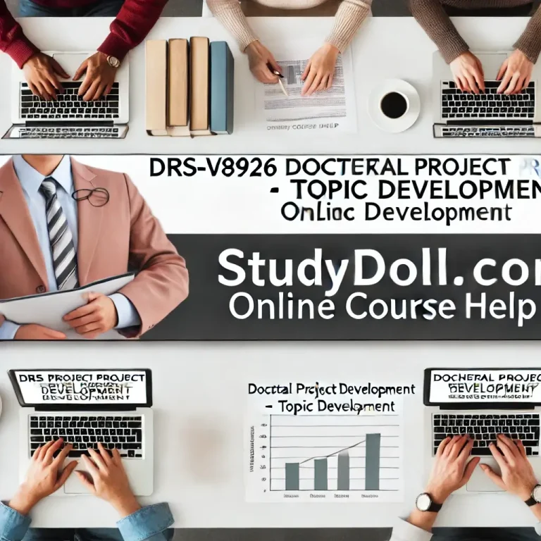 RS-V8926 Doctoral Project Development - Topic Development