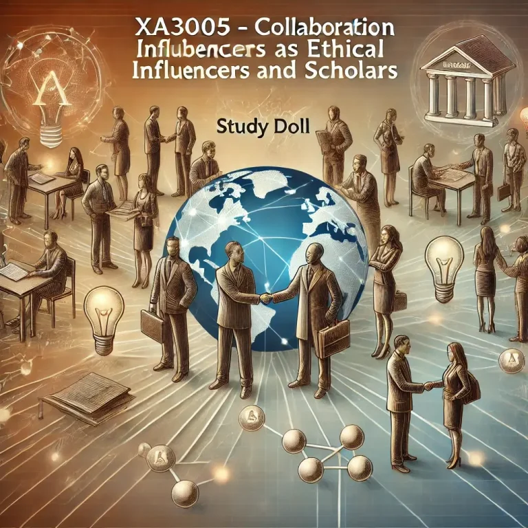 XA3005: Collaboration as Ethical Influencers and Scholars