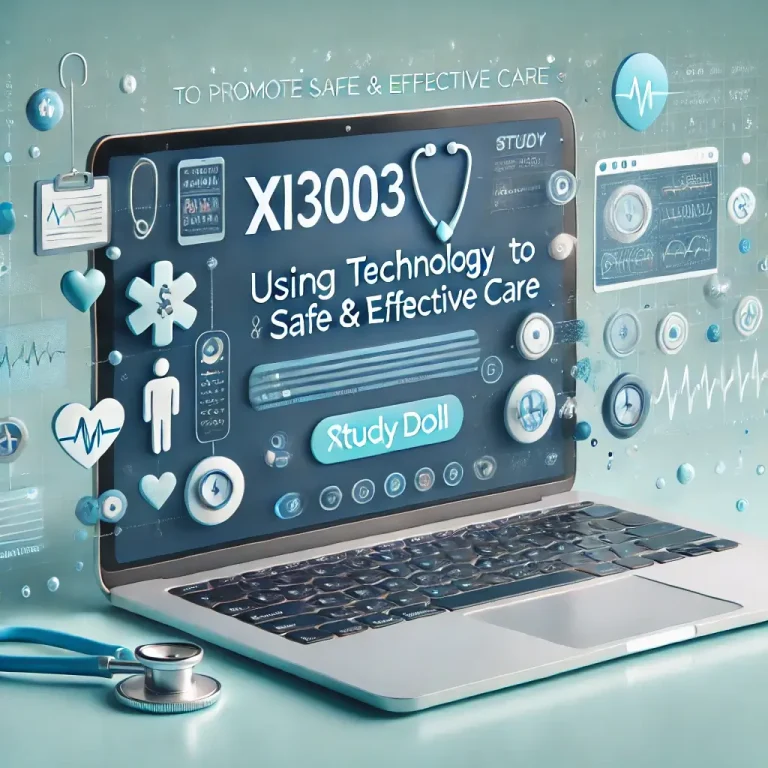 XI3003 Using Technology to Promote Safe & Effective Care