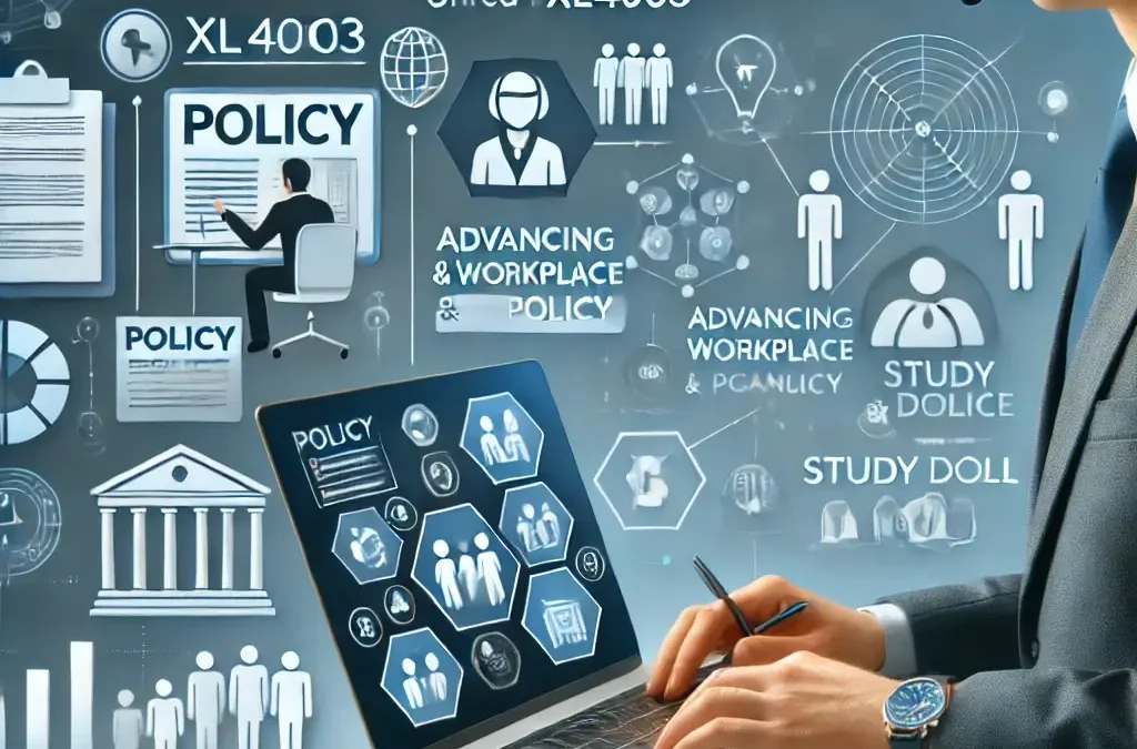 Mastering XL4003 Advancing Workplace and Organizational Policy: Online Course Help at Study Doll