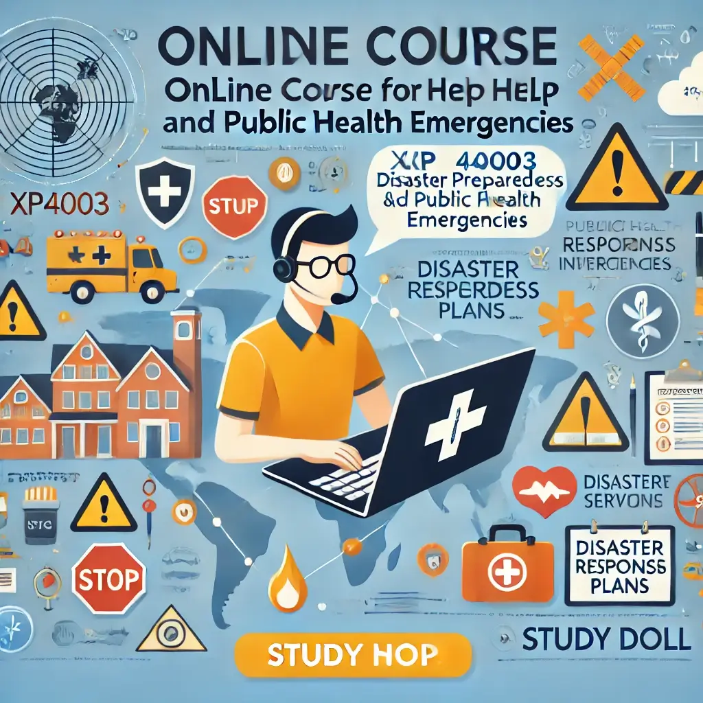 XP4003 Disaster Preparedness and Public Health Emergencies